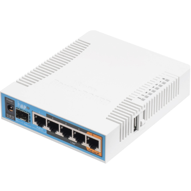 Бездротовий маршрутизатор Mikrotik hAP AC (RB962UiGS-5HacT2HnT) - зображення 1