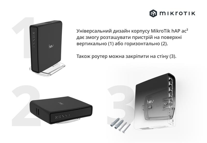 Бездротовий маршрутизатор Mikrotik hAP AC2 (RBD52G-5HACD2HND-TC) - зображення 9