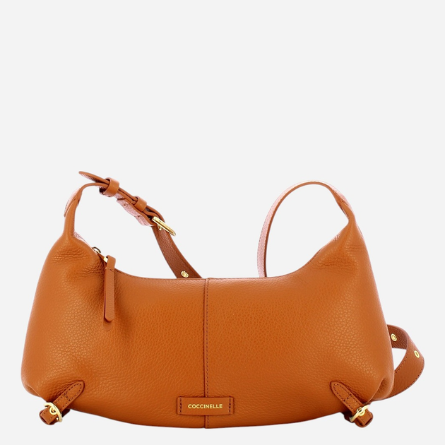 Сумка жіноча з натуральної шкіри середня Coccinelle Abigail E1SO5130301-W12 Коричнева (800070338326) - зображення 1