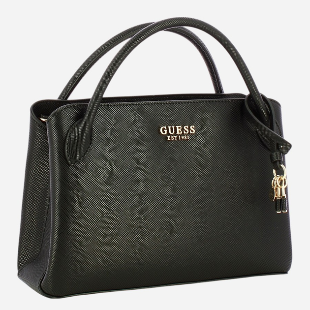 Torebka damska mała Guess Fedana HWZG9643060-BLA Czarna - obraz 3