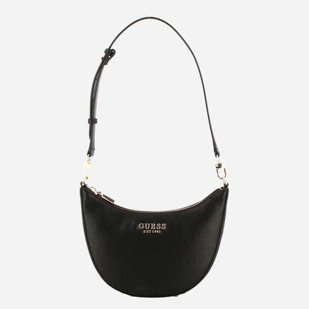 Сумка жіноча зі штучної шкіри маленька Guess Fedana HWZG9643720-BLA Чорна (800070335009) - зображення 1