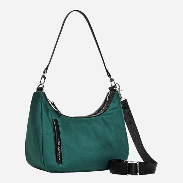 Сумка жіноча тканинна середня Mandarina Duck Hunter P10VCT25-A44 Зелена (800070343427) - зображення 3