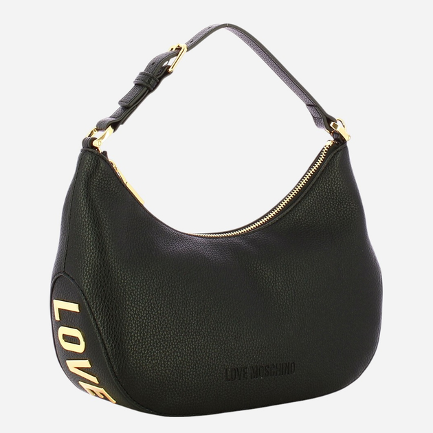 Сумка жіноча середня Love Moschino JC4018PP1LLT0000 Чорна (800070326577) - зображення 3