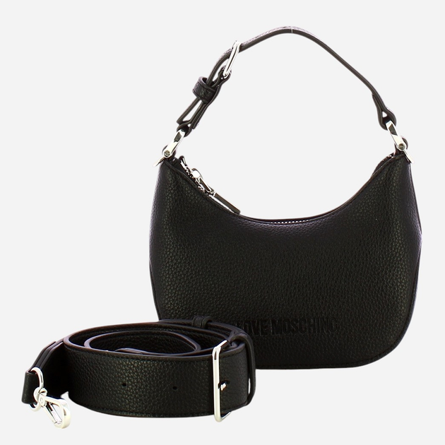 Torebka damska mini Love Moschino JC4019PP1MLT000B Czarna - obraz 4