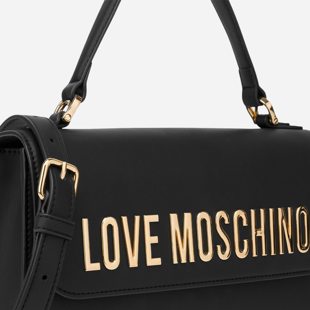 Torebka damska mała Love Moschino JC4032PP1MKD0000 Czarna - obraz 4