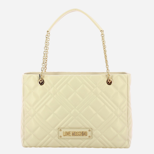 Torba damska duża Love Moschino JC4145PP1MLA0110 Mleczna - obraz 1