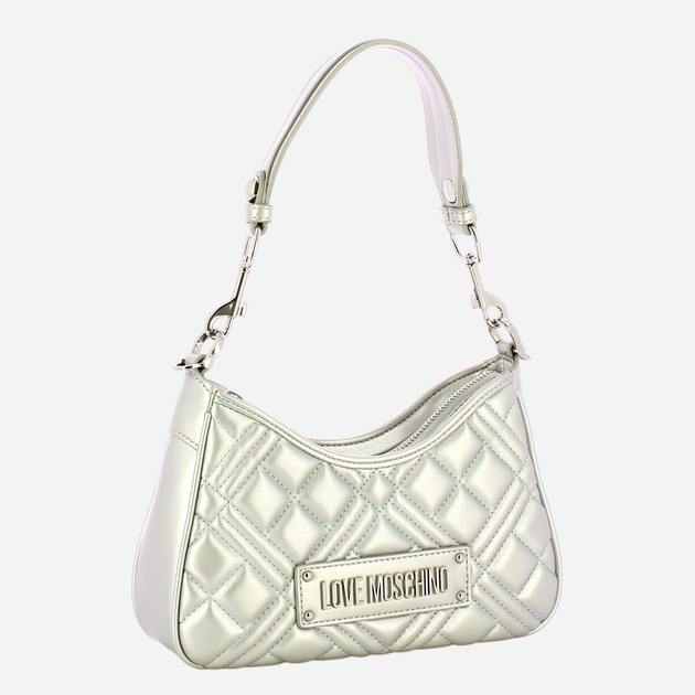 Сумка жіноча середня Love Moschino JC4152PP1MLA196B Срібляста (800070339042) - зображення 3