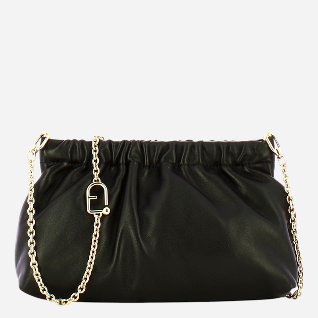 Сумка жіноча з натуральної шкіри маленька Furla Nuvola WE00689BX2269O60001007 Чорна (800070331318) - зображення 1