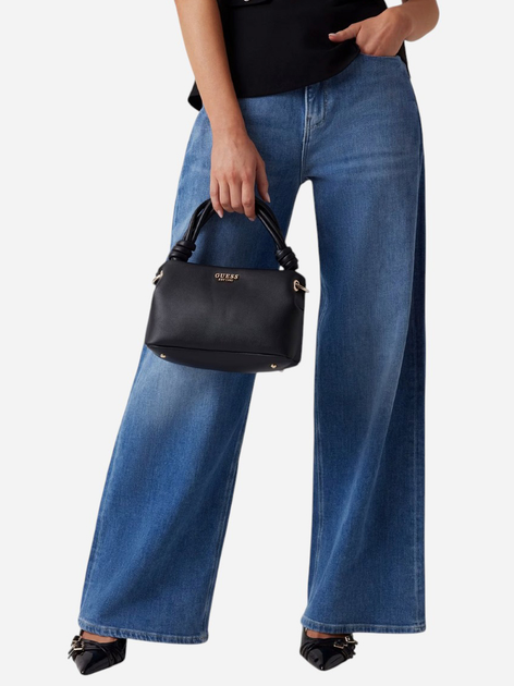 Сумка жіноча маленька Guess Sansa HWNG8476110-BLA Чорна (800070334963) - зображення 2