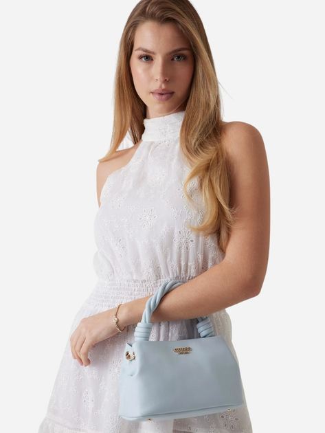 Сумка жіноча маленька Guess Sansa HWNG8476110-PWB Блакитна (800070334965) - зображення 2