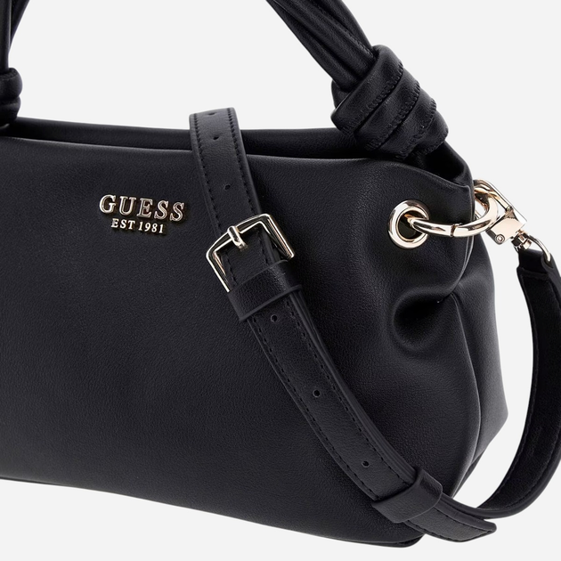 Сумка жіноча маленька Guess Sansa HWNG8476110-BLA Чорна (800070334963) - зображення 5