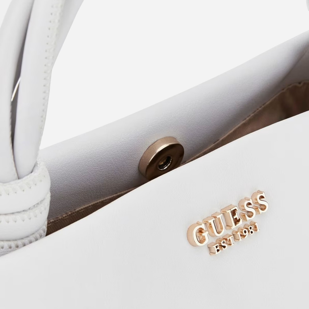 Сумка жіноча маленька Guess Sansa HWNG8476110-WHI Біла (800070334966) - зображення 4