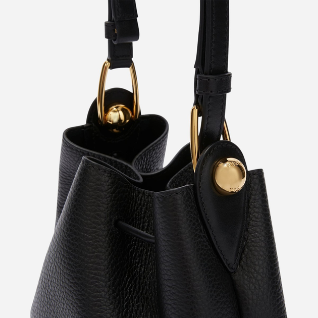 Сумка жіноча з натуральної шкіри маленька Furla Sfera WB01514BX0176O60001002 Чорна (800070339932) - зображення 7
