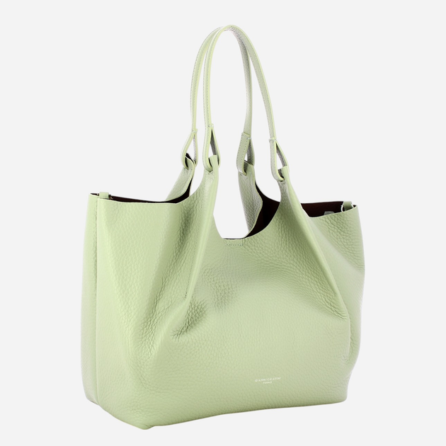 Zestaw (torebka shopper + kosmetyczka) damski skórzany Gianni Chiarini Dua BS-9720-RNGDBL-13631 Zielony - obraz 4