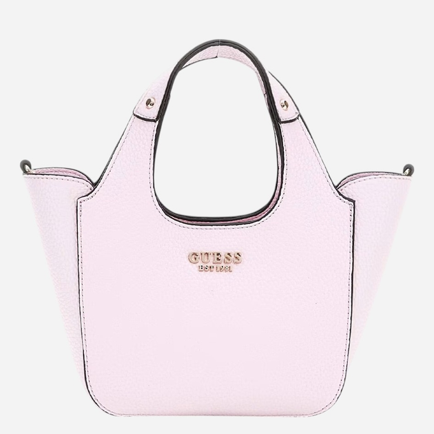 Комплект (сумка + косметичка) жіночий Guess Helina HWBG9640750-ORC Рожевий (800070334943) - зображення 2