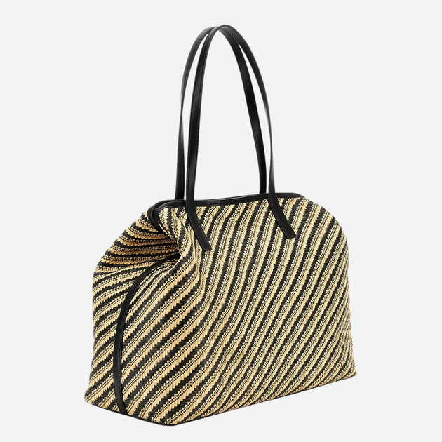 Zestaw (torebka shopper + kosmetyczka) damski Guess Vikky II HWWS9318290-NTB Czarny - obraz 4