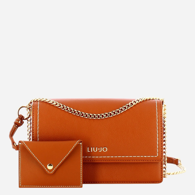 Zestaw (torebka crossbody + portfel) damski Liu Jo AA5158E0058-81154 Brązowy - obraz 1