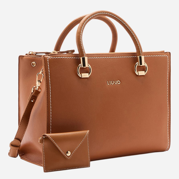 Zestaw (torebka shopper + portfel) damski Liu Jo AA5008E0058-81154 Brązowy - obraz 3