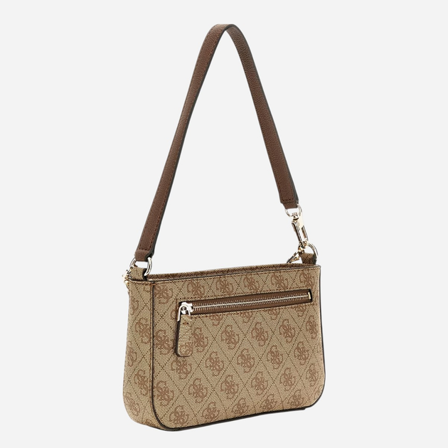 Сумка багет сідло жіноча маленька Guess Noelle HWBG7879720-LGW Коричнева (800070334936) - зображення 3