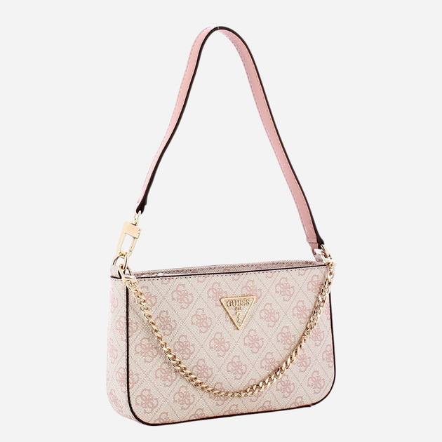 Torebka bagietka damska mini Guess Noelle HWBG7879720-OCL Różowa - obraz 3