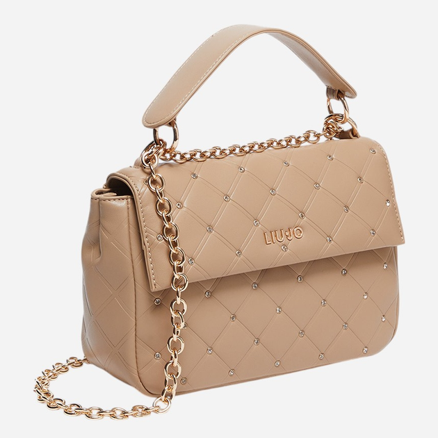Torebka crossbody damska mini Liu Jo AA4185E0426-61320 Beżowa - obraz 3