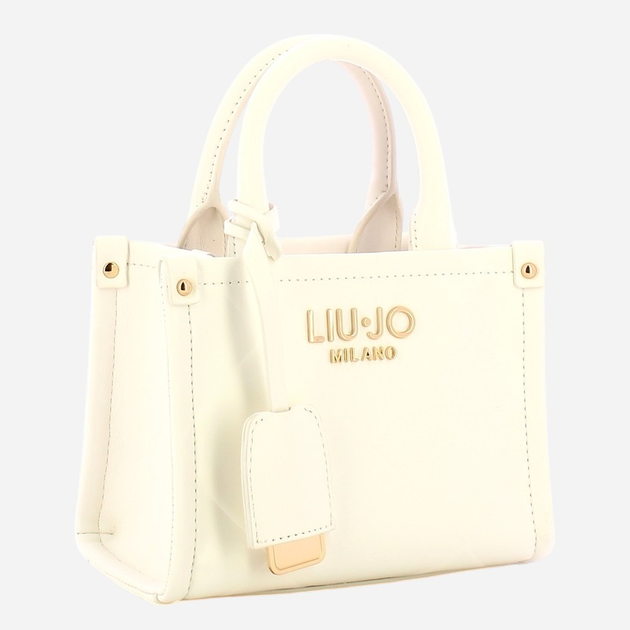 Сумка крос-боді через плече жіноча маленька Liu Jo AA5102E0778-01065 Біла (800070335703) - зображення 3