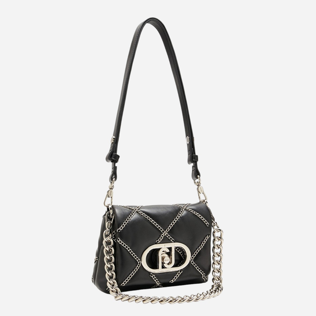 Torebka crossbody damska mini Liu Jo AA5269E0006-22222 Czarna - obraz 3