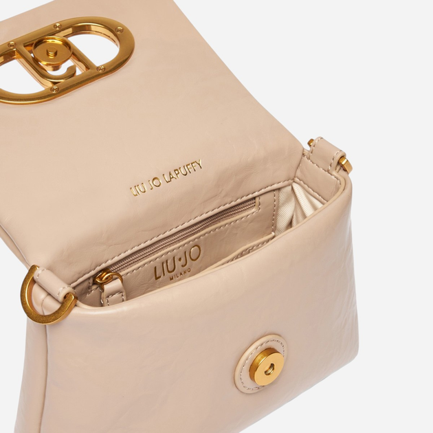 Torebka crossbody damska mini Liu Jo AA5269E0886-61407 Beżowa - obraz 4