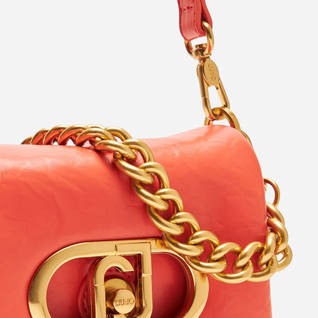 Torebka crossbody damska mini Liu Jo AA5269E0886-71449 Pomarańczowa - obraz 5