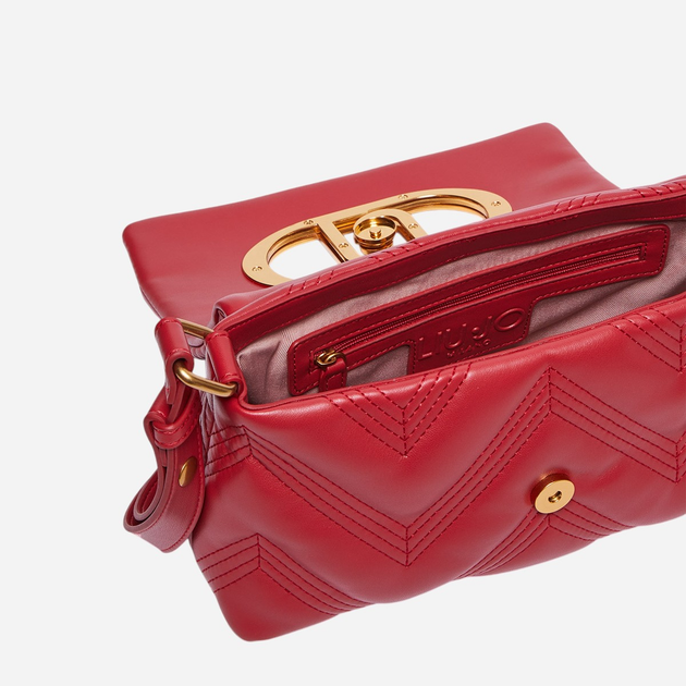 Torebka crossbody damska mała Liu Jo AF3413E0426-81551 Czerwona - obraz 5