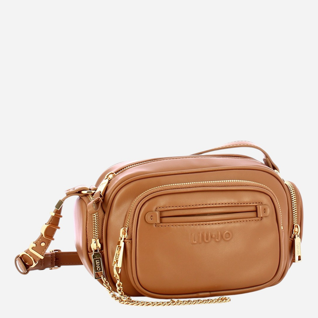 Torebka crossbody damska mała Liu Jo AF4111E0039-X0534 Brązowa - obraz 3