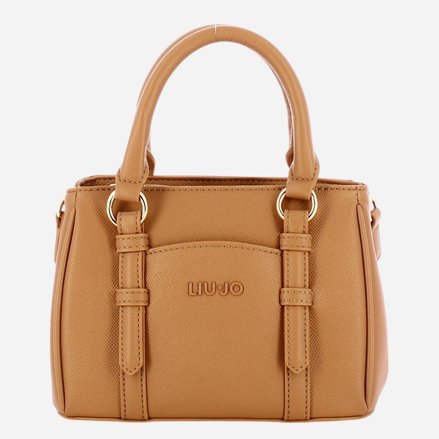 Torebka crossbody damska mini Liu Jo AF4155E0087-S3138 Brązowa - obraz 4