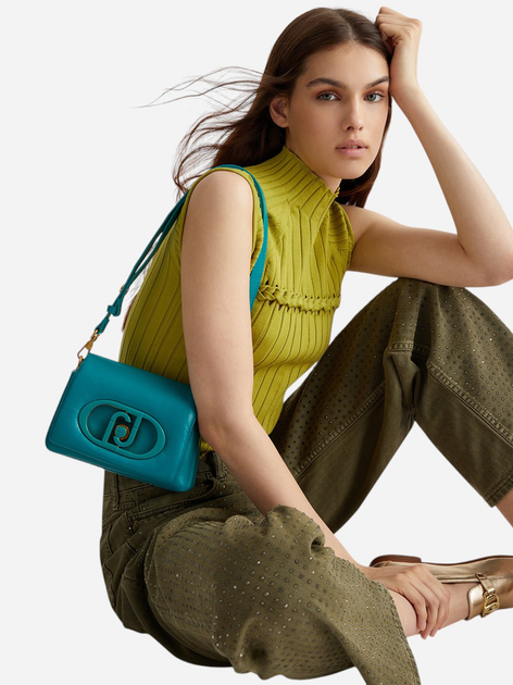 Torebka crossbody damska mini Liu Jo AF4269E0918-S1108 Niebieska - obraz 2