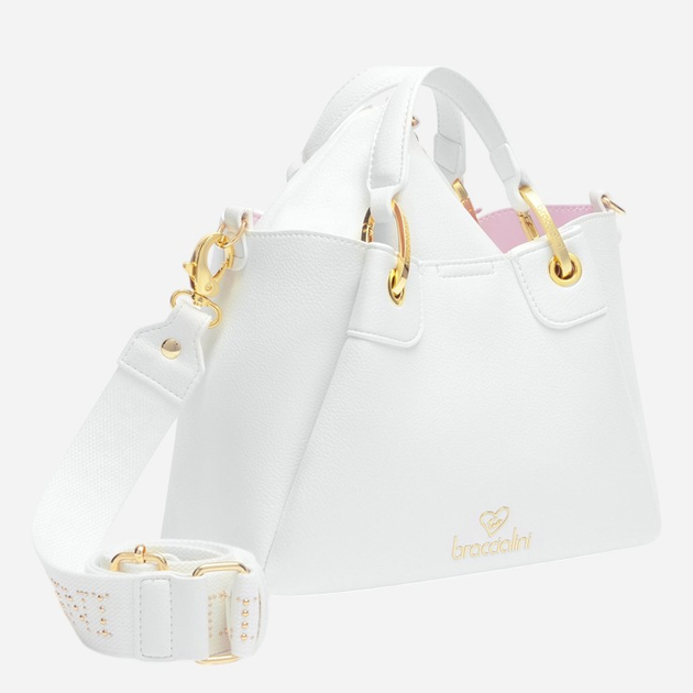 Torebka crossbody damska mała Braccialini Amy B18140-YY-001 Biała - obraz 4