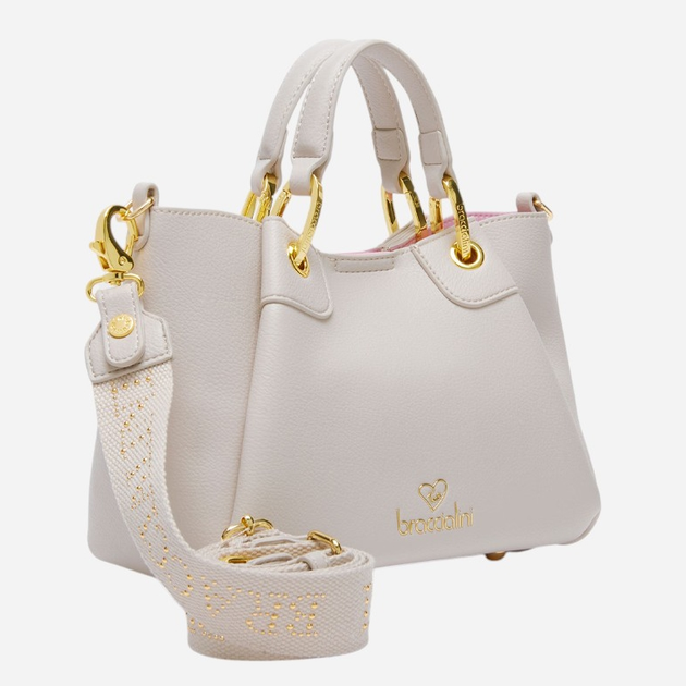 Torebka crossbody damska mała Braccialini Amy B18140-YY-107 Szara - obraz 4