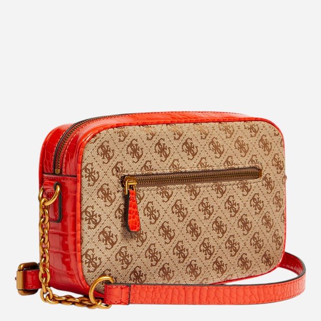 Torebka crossbody damska mała Guess Aviana HWJC8414140-LTO Pomarańczowa - obraz 2