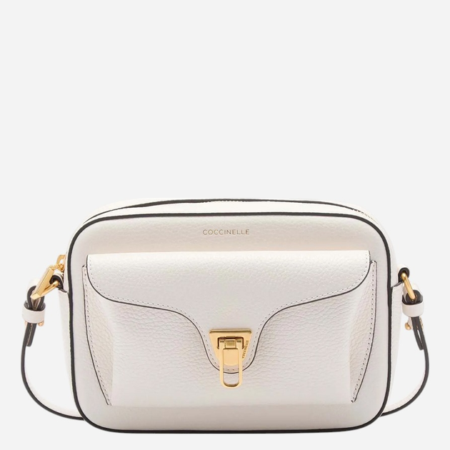 Torebka crossbody damska skórzana Coccinelle Beat E1MF6150201-H14 Biała - obraz 1