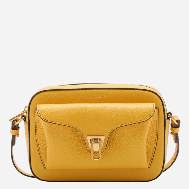 Torebka crossbody damska skórzana Coccinelle Beat E1MF6150201-J19 Żółta - obraz 1