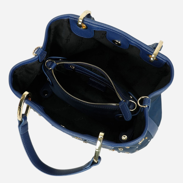 Torebka crossbody damska materiałowa Braccialini Beth B18261-TY-200 Niebieska - obraz 5