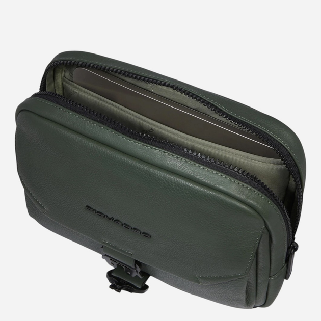 Torba przez ramię męska skórzana Piquadro CA6615S135/VE Zielona - obraz 4