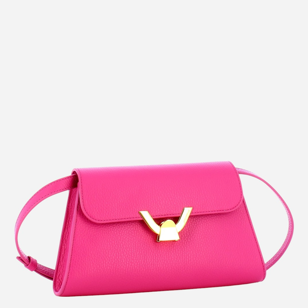 Torebka crossbody damska skórzana Coccinelle Dew E1QTF120301-P48 Różowa - obraz 3