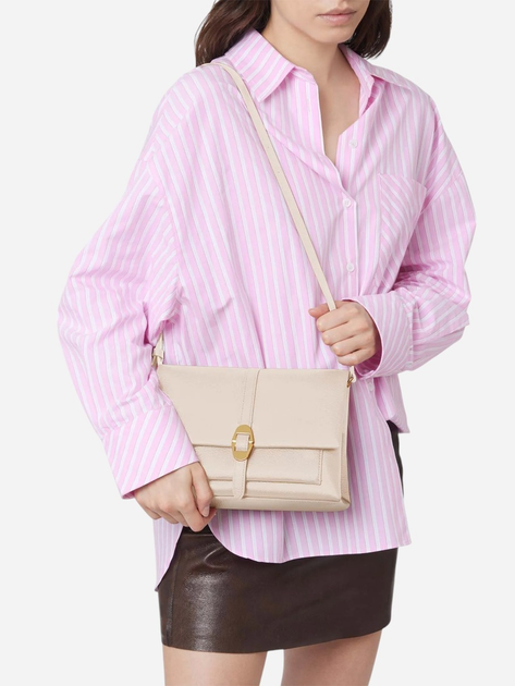 Torebka crossbody damska skórzana Coccinelle Dorian E1RCK120201-N26 Biała - obraz 2