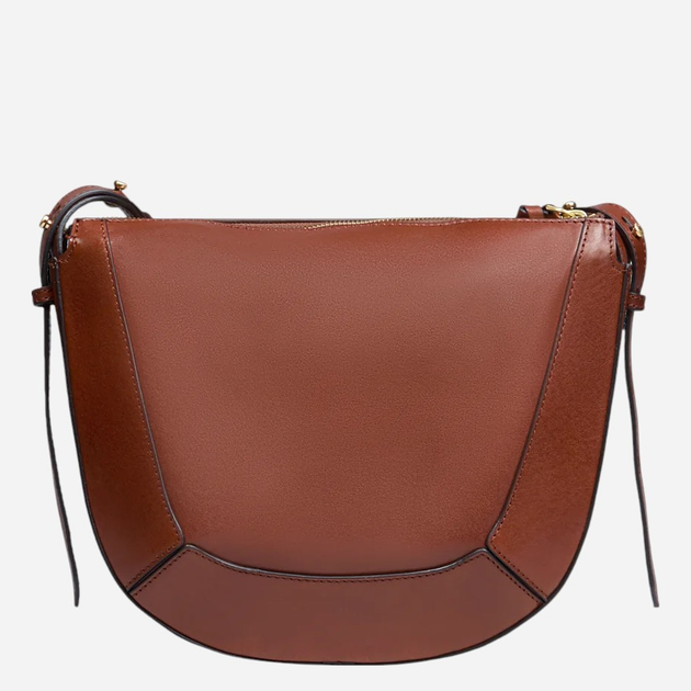 Torebka crossbody damska skórzana The Bridge Fedora 04320501-14 Brązowa - obraz 3