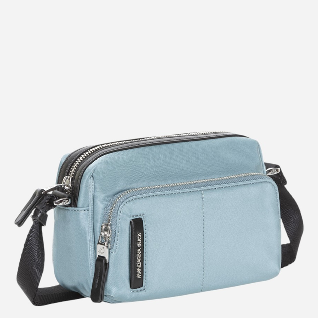 Torebka crossbody damska materiałowa Mandarina Duck Hunter P10VCT38-A23 Błękitna - obraz 3
