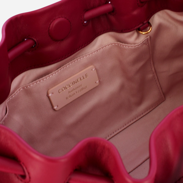 Torebka crossbody damska skórzana Coccinelle Isabela E1SCA190101-R16 Czerwona - obraz 4