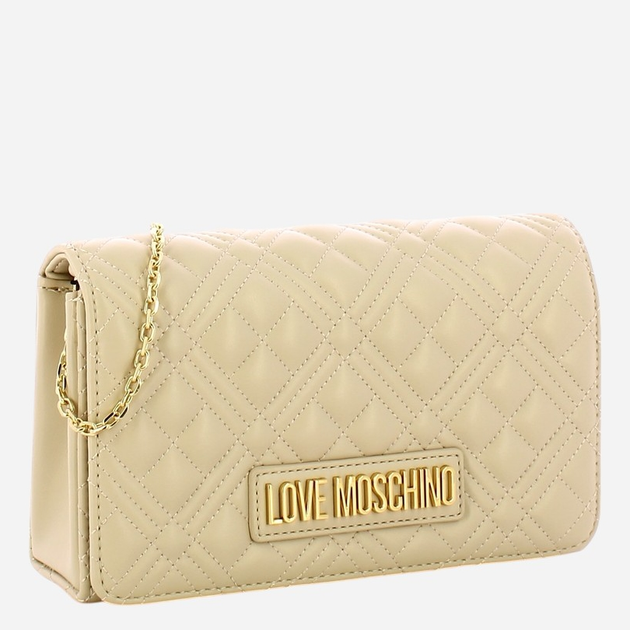 Сумка крос-боді через плече жіноча маленька Love Moschino JC4079PP1MLA0110 Молочна (800070339041) - зображення 3