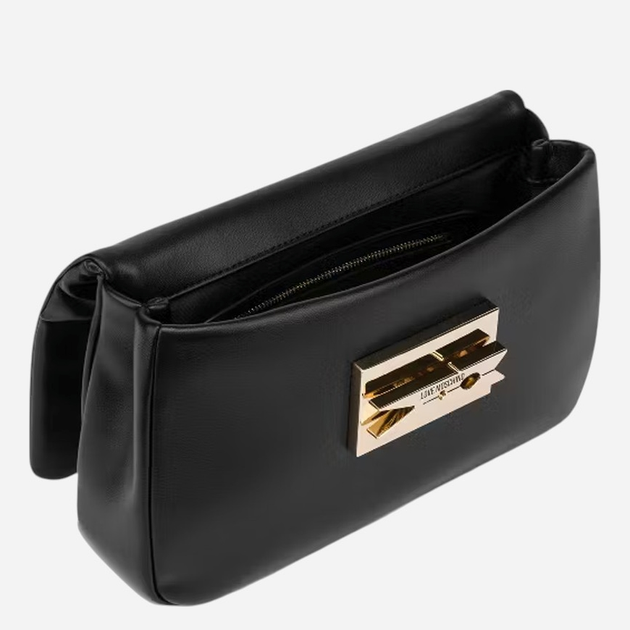Сумка крос-боді через плече жіноча середня Love Moschino JC4164PP1MLM0000 Чорна (800070339015) - зображення 3
