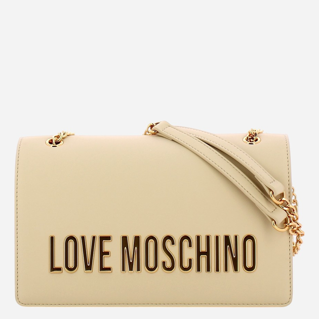 Сумка крос-боді через плече жіноча середня Love Moschino JC4192PP1MKD0110 Молочна (800070339032) - зображення 1