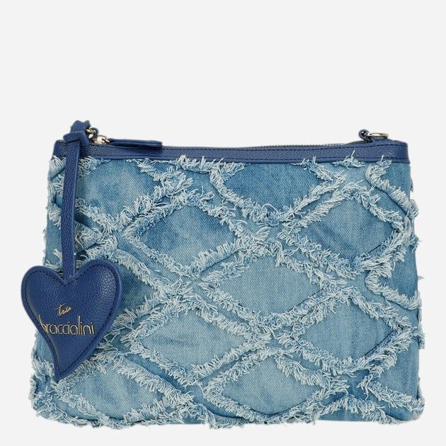Torebka crossbody damska materiałowa Braccialini Jinny B18456-TY-Q17 Niebieska - obraz 1