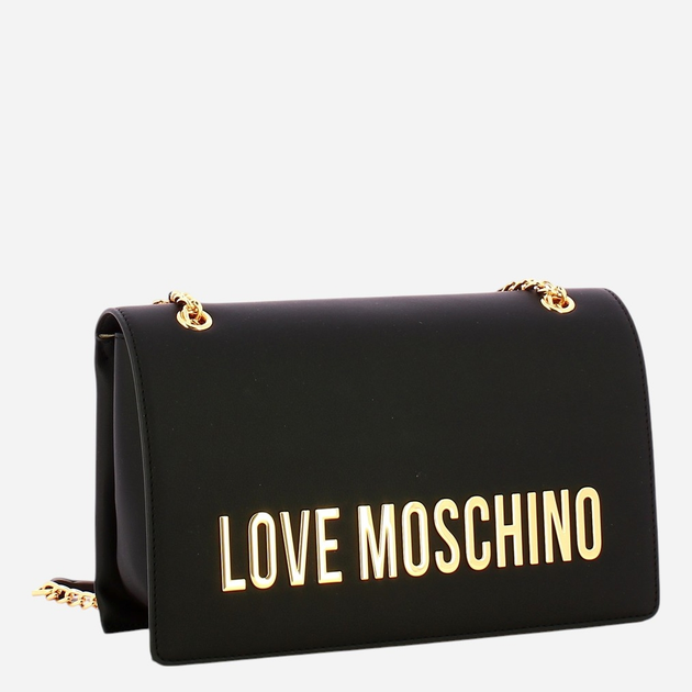 Torebka crossbody damska mała Love Moschino JC4192PP1MKD0000 Czarna - obraz 3